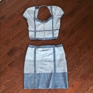 Bebe pencil skirt and top